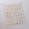 Nail Stickers with Tulip, Pearl  Ribbon Designs, Self-Adhesive Nail Art Decorations, Waterproof 3D Stereo Effect