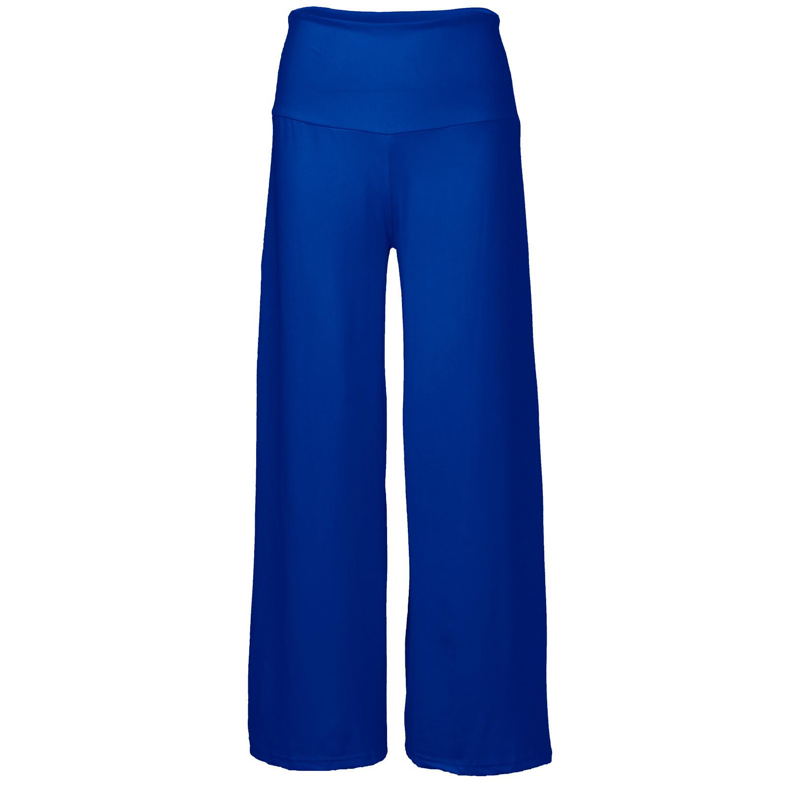 

Женские модные леггинсы больших размеров, повседневные шаровары с высокой талией, полные брюки для йоги и танцев XXXL синий