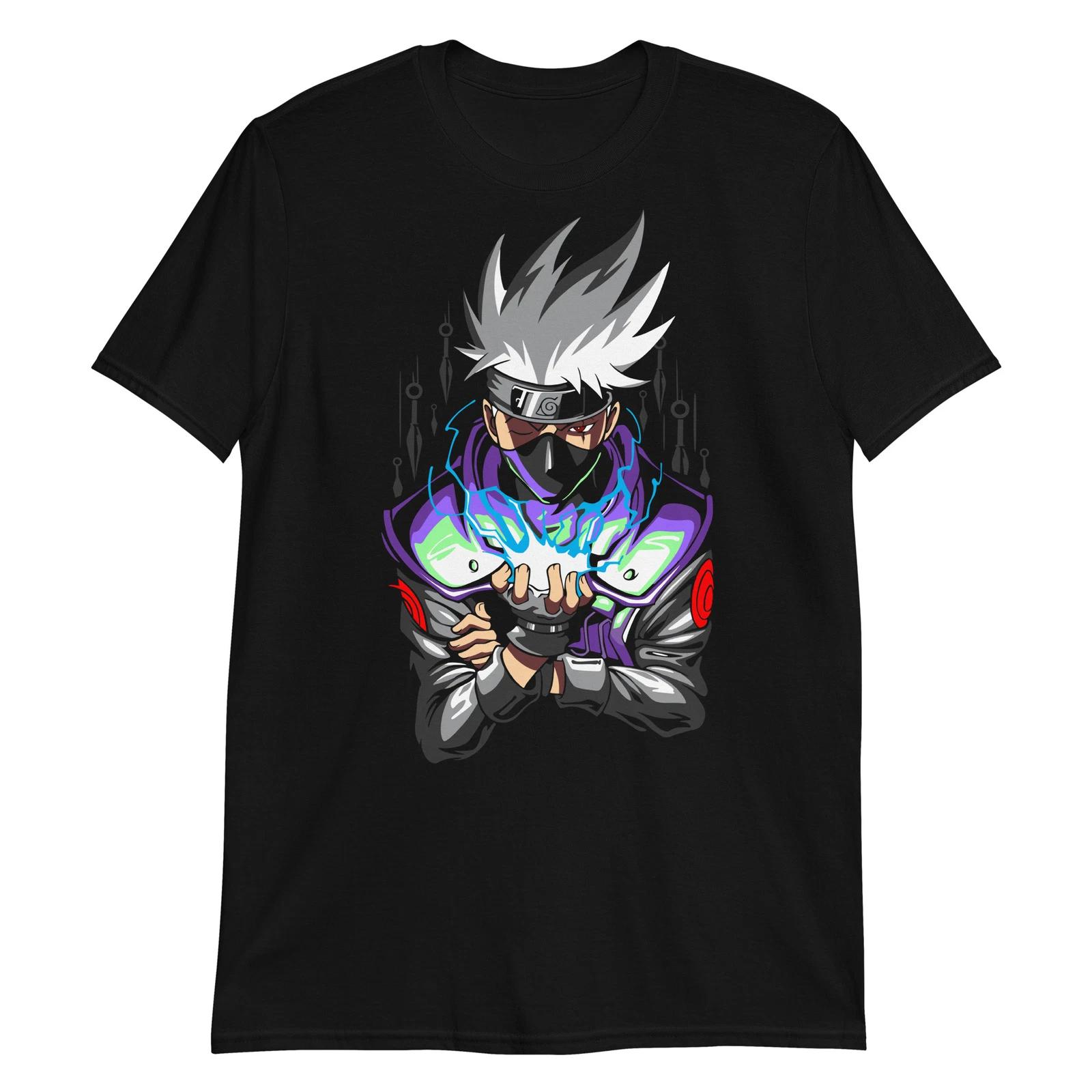 Kakashi Anime Manga Unisex T-Shirt, Hentai Comic Cartoon Animation Japanese XXXXL