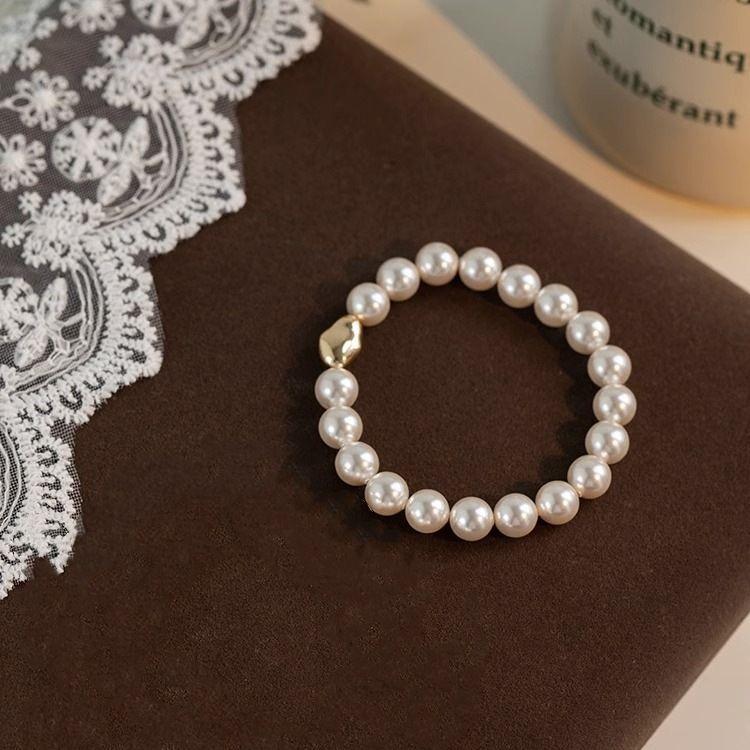 Женский эластичный браслет, прочный, легкий, неправильной формы Bead 8MM