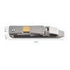 Outdoor Portable EDC Multifunctional Titanium Alloy Bottle Opener Keychain Tool 4