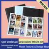Nine-Grid Waterproof Card Album, 360 Cards Capacity, Eco-friendly, Woven Texture, Double-sided Game Card Holder