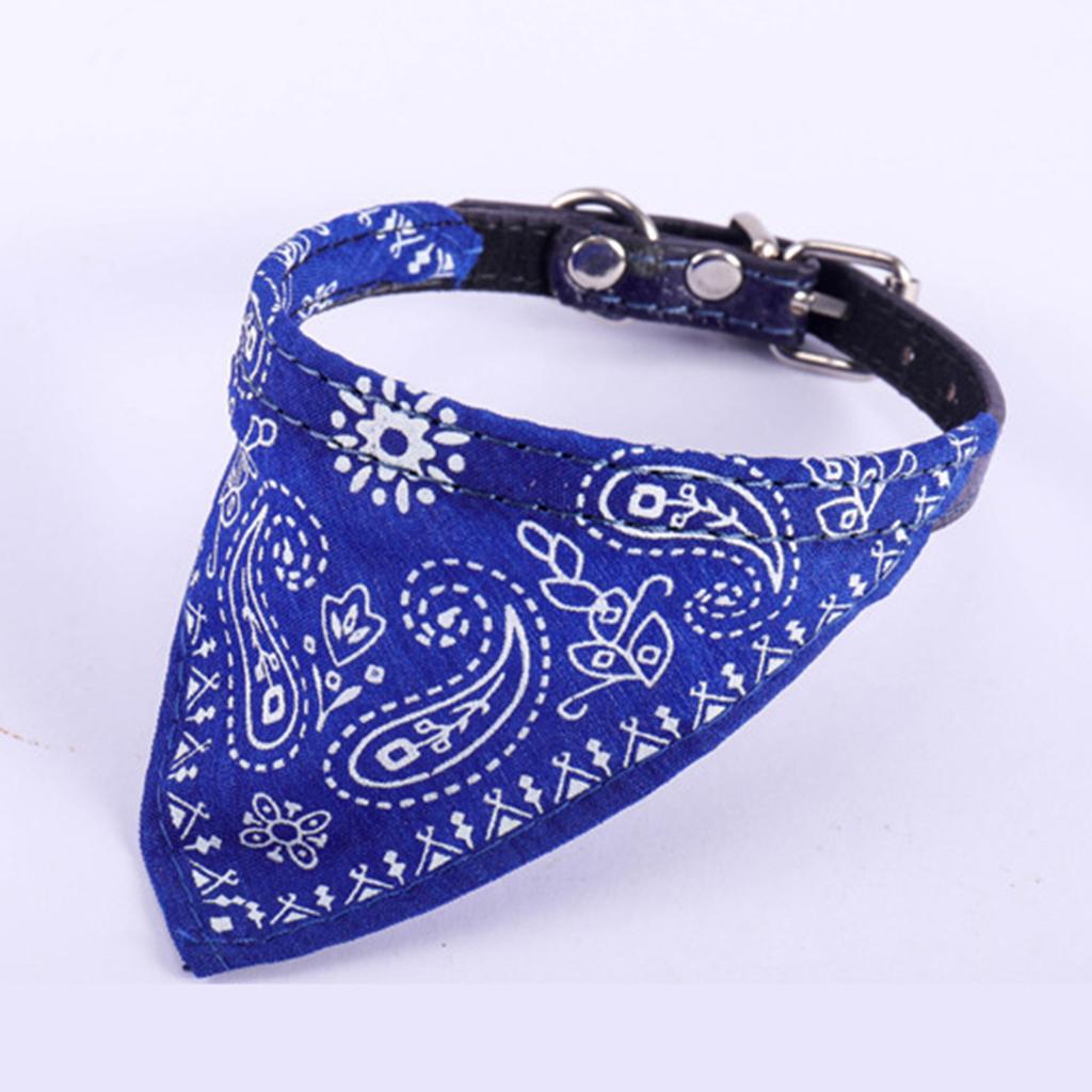 Triangle Cat Dog Bandana Soft Touch Fabric Reusable Colorful Bandana for Small Medium Large Dogs
