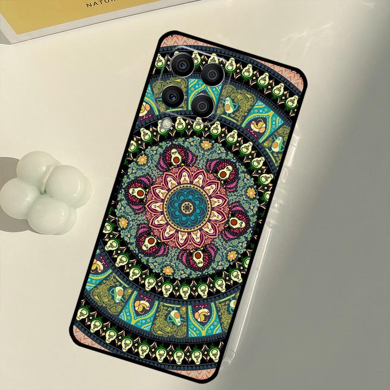 Avocado Yoga Funny Pattern For Samsung Galaxy M15 M35 M21 M16 M06 M33 M13 M53 M11 M31 M55 M14 M34 M54 M12 M32 M52 Case