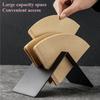 1PC Coffee Filter Paper Rack Coffee Bar Storage Rack Stainless Steel V-Shaped Hand-Washed Filter Paper Large Capacity Bracket
