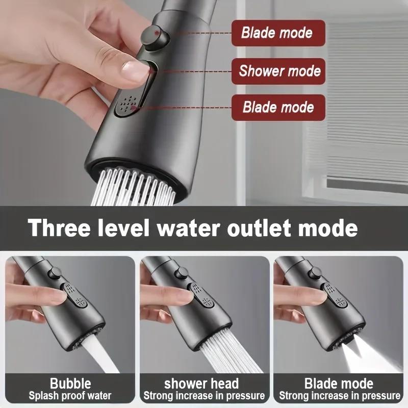 Universal Kitchen Faucet Extender 360° Swivel Aerator Plastic Splash Guard Strainer Sink Aerator Spout Kitchen Accessories