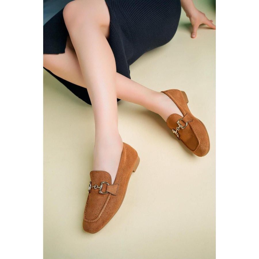 Women's Suede Casual Flat Shoes Loafers