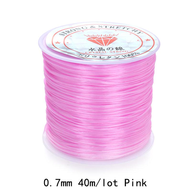 0.5-1.0mm Elastic Cord Beading Thread Stretch String Fibre Crafting Line for Jewelry Making DIY Seed Beads Pony Beads Bracelets