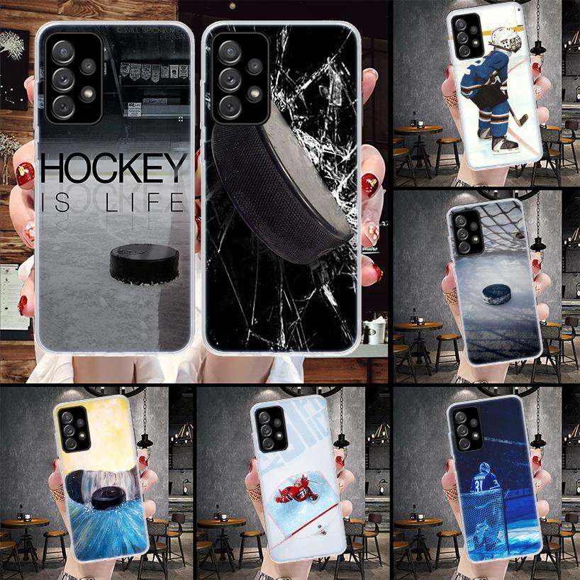 Ice Hockey Rink Sport Phone Case For Samsung Galaxy A13 A14 A15 A16 A17 A53 A54 A55 A56 A57 A33 A34 A35 A36 A37 A23 A24 A25 A26