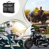New Motorcycle Bag Waterproof Leather Case Large Capacity Motorcycle Bag Rear Seat Bag Tail Pack Multifunctional Crossbody Bag