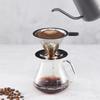 Handle with Stand Holder Reusable Cone Strainer Coffee Filter Drip Tools Pour Over Coffee Dripper