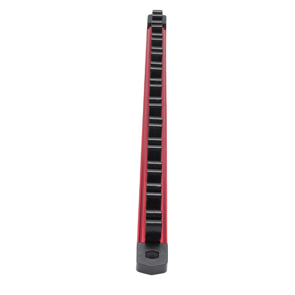 Magnetic Screw Driver Organizer 12 Slots Aluminum Rail Wrench Tool Holder for Hardware Display