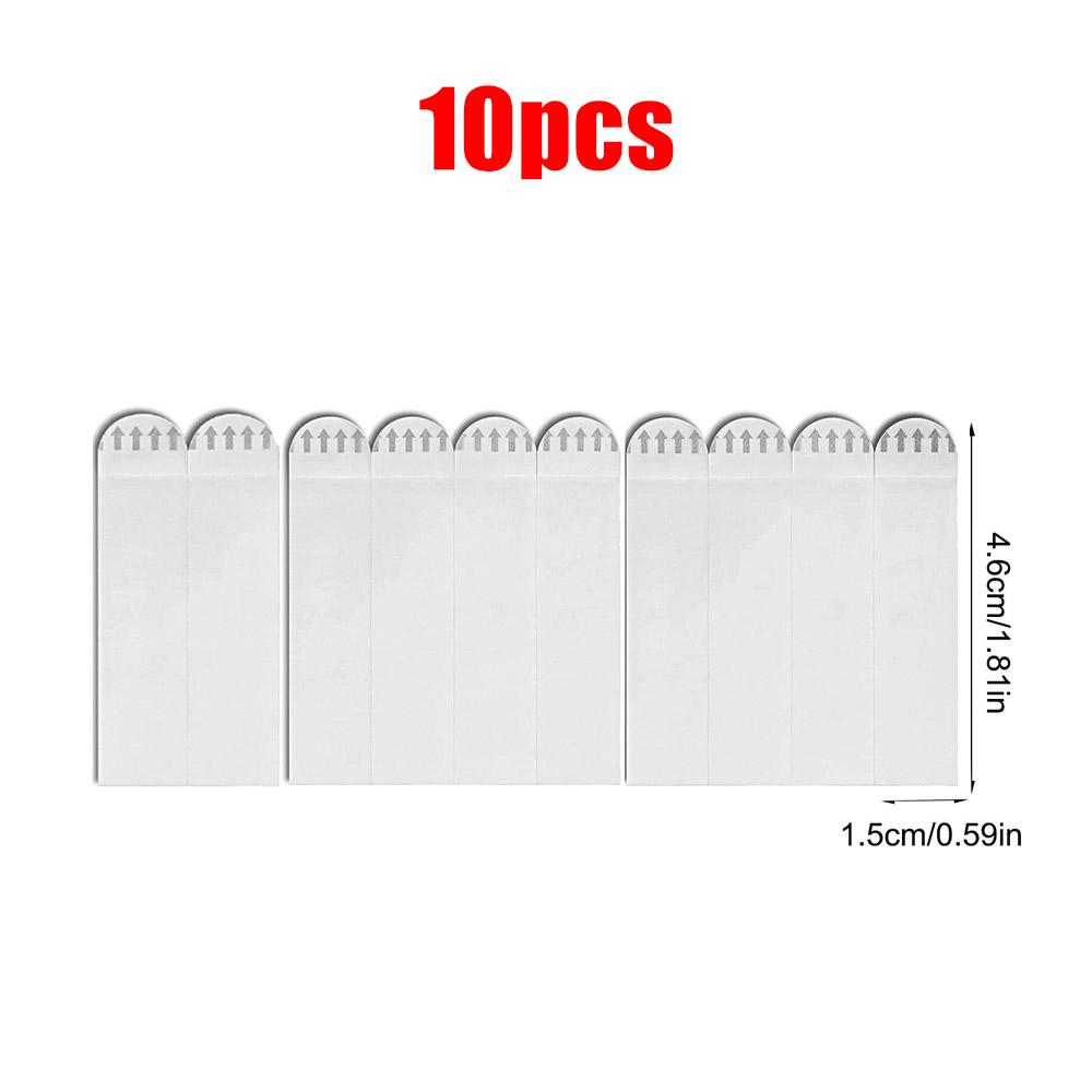 10/20pcs Set White Tape No Damage Picture Frame Hanging Strips Self-Adhesive Non-Tracking Multi-Functional Home Supplies