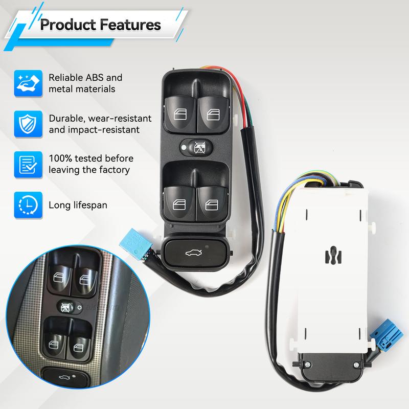 Power Control Window Switch Lifter Button For Mercedes C CLASS W203 C180 C200 C220 A2038200110 2038210679 A2038210679 2038200110