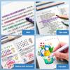6Pcs/Set Soft Tip Pastel Highlighters Double Headed Hand Account Pens  School Office Supplies