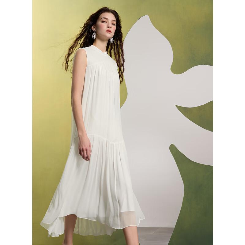 Sancai Elegant Sleeveless Loose A-line Long Dress