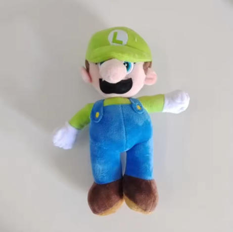 *Super Mario Bros Plush Classical Mario Luigi Cute Cartoon Stuffed Toy Soft Doll Xmas Gift