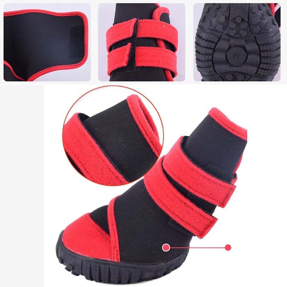 Sole Shoes Autumn and Winter Outdoor Waterproof Pet Rainshoes Dog Booties Dog Shoes Pet Supplies