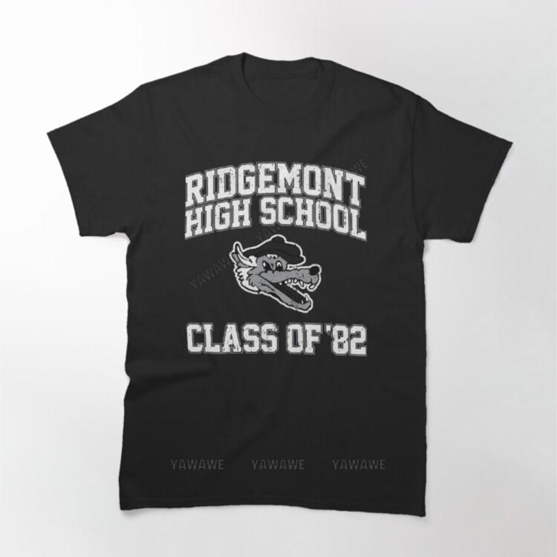 Male fashion top tees Funny Gifts Ridgemont High School Class Of 82 Cute Gifts Printed T Shirt Unisex COTTON TSHIRT S