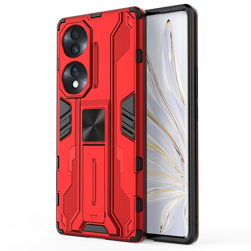 Funda For Honor 70 5G Case Car Magnetic Stand Holder Armor Shockproof Coque For Xonor Honer Honar 70 Honor70 Hard PC Back Cover