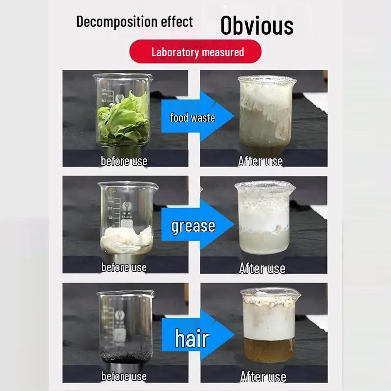 Pipe Dredging Catalyst - Quick Unclogging for Kitchen & Bathroom Drains