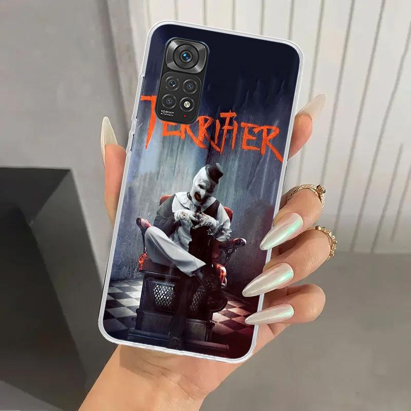 Horror Movie Terrifier Phone Case for Xiaomi Redmi Note 15 14 14S 13 12S 12 Pro 11S 11 Plus 11T 11E 10S Soft Funda Print Shell R
