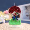 2027 Creative Glitter Number Candles 0-9 Birthday Cake Topper Decor For Kids Adults Party Supplies