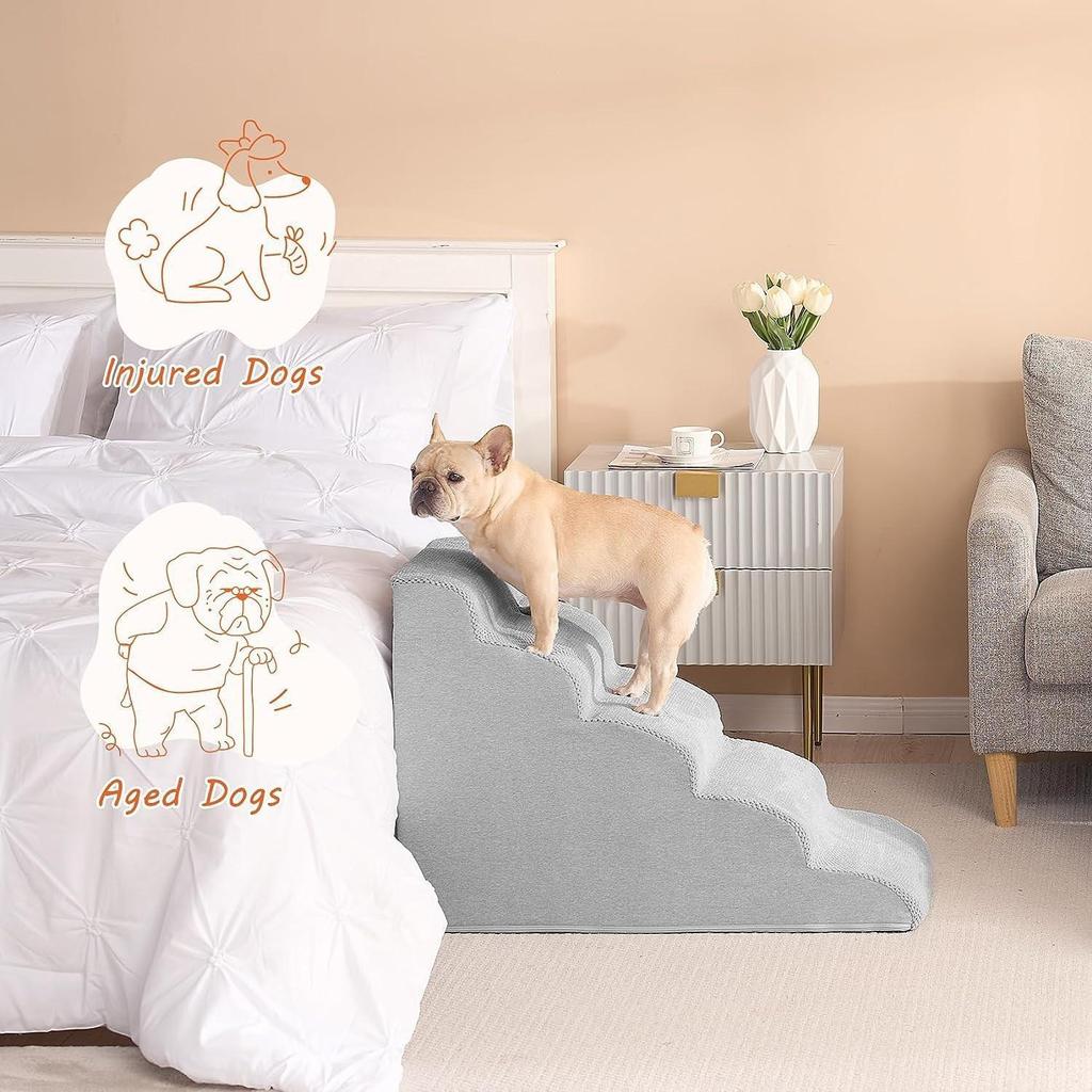 Slope Style Pet Climbing Ladder: Hot-Selling Dog & Cat Bunk Bed Sponge Steps