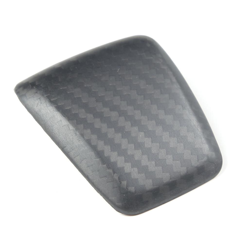 Real Carbon Fiber Steering Wheel V-Frame Decor Panel For Alfa Romeo Giulia Stelvio Tonale - Car Accessories