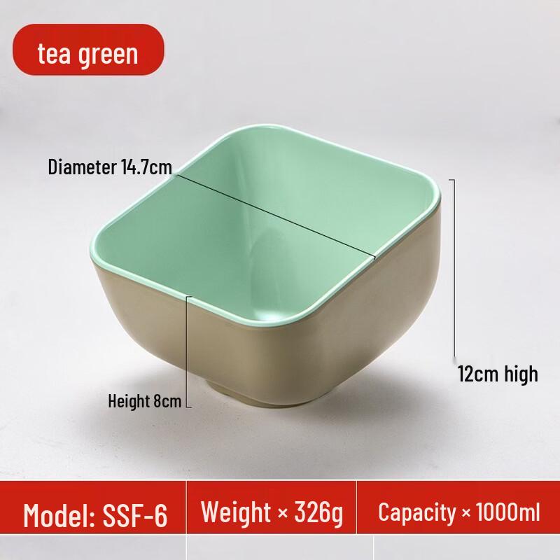 ZISIZ Commercial Slanted Melamine Sauce Bowl
