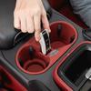 For Porsche Cayenne 2024 2025 Car Center Console Organizer Storage Silicone Cup Holder Box Accessories Modification