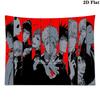 Anime Jujutsu Kaisen Wandteppich Ästhetischer Wandbehang Bedruckte Stoffdecke Dekorative Wandteppiche für Schlafzimmer Wohnzimmer Heimdekoration