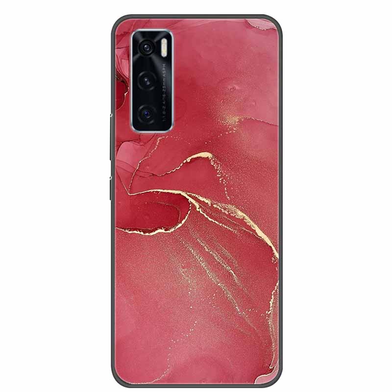 For Vivo V20 SE Case Marble Silicone Soft TPU Bumper Cover Coque For Vivo V20 SE Back Cover Cases for VivoV20 SE V20SE V 20 SE
