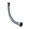 PP PVC Hose Sink Overflow Pipe Plumbing Repair Gray Reinforced Drain Pipe Sink Drain Kitchen Sink Compatibility