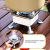 Faltbarer Camping Winddichter Gaskocher Outdoor Kocher Ultraleichter Brennkocher