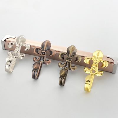 Iron Small Flower Hook Curtain HooksCurtain Accessories Bedroom Coat and Hat Hooks Metal Curtain Wall Hooks