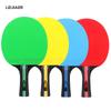 LEIJIAER 3 Star High Elastic Colors Table Tennis Racket Carry Bag Beginners Blue/red/green Ping Pong Paddle Welcome
