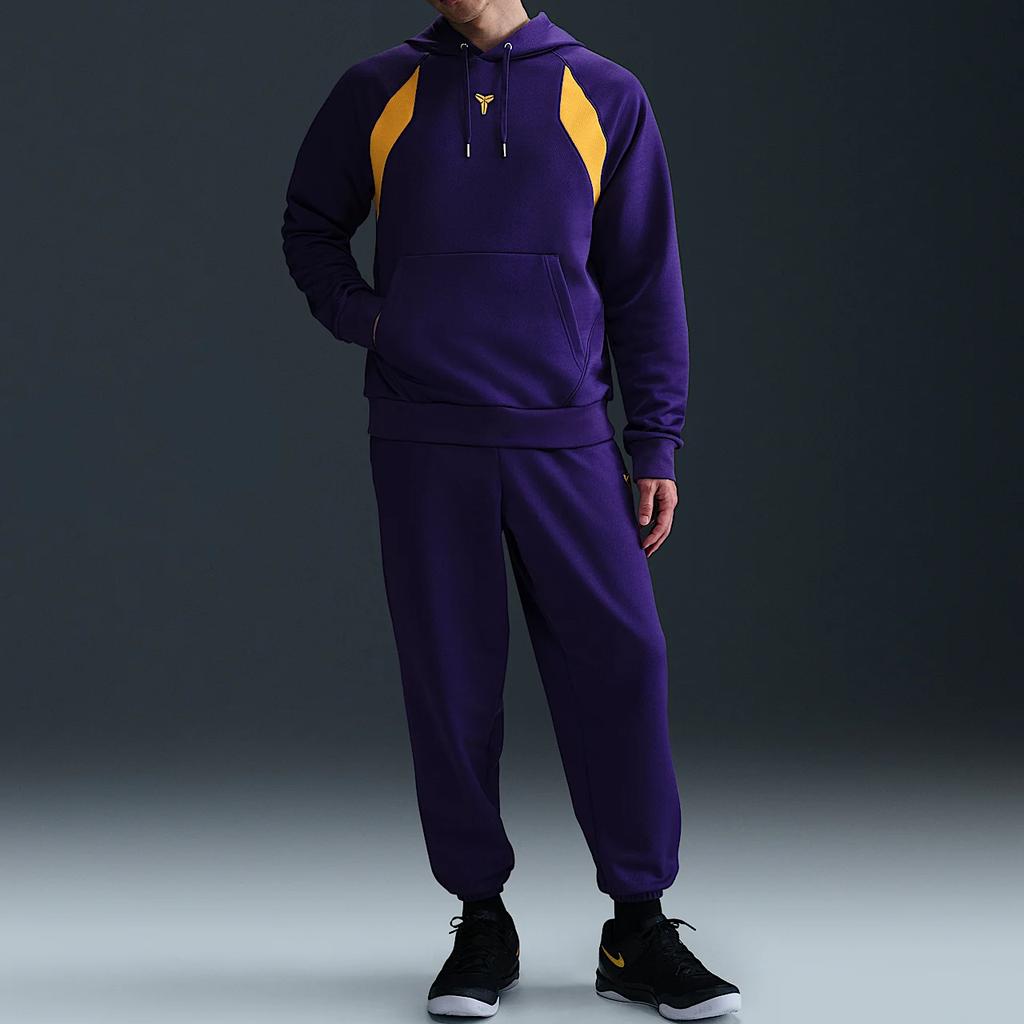 Nike Felpa con cappuccio Therma-Fit Comoda Calda Felpa Uomo Felpe Viola Corte Oro Università HJ8110547