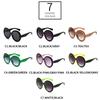 SHAUNA Vintage Oversized Round Women Sunglasses Fashion Double Color Gradient Shades UV400 Men Trending Punk Sun Glasses