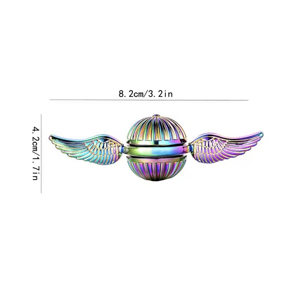 1pc Funny  Toys Metal Anti Stress Hand Spinner Toys Spinning Gyro Finger Rotation Gyroscope Toy for Kids Adult Gifts