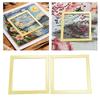 2Pcs DIY Grid Alignment Frames Multi-Specification Diamond Painting Guide Tool