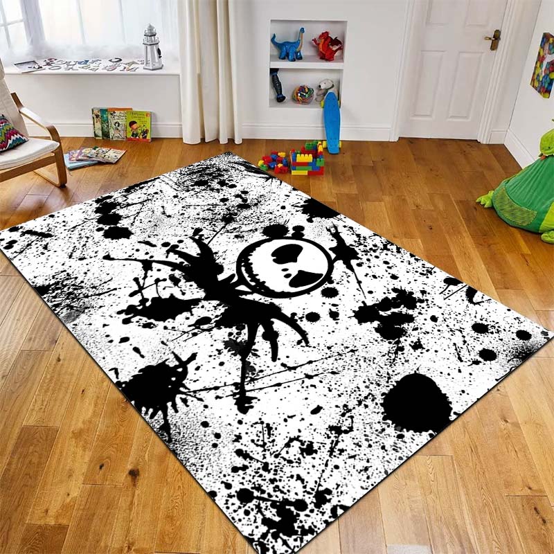 1PC The N-Nightmare Before Christmas Printing Carpet for Living Room Bedroom Kid's Room Home Decor Area Rug Non-slip Mat Gift