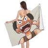Anime Character Print Bath Towel Set - Soft Absorbent Towels for Fans, Vibrant Designs for Everyday Use and Comfort