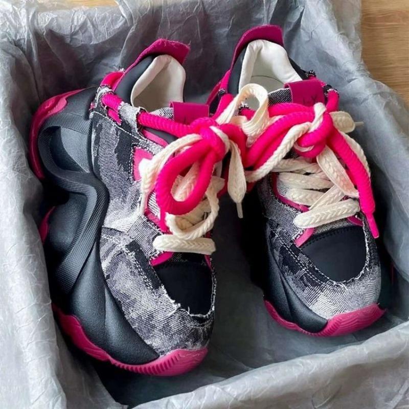 Super Thick-soled Heavy Industry Dad Shoes Children's New Autumn Extra Thick Trendy Brand Sports Shoes Women's Height Increase