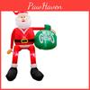 Christmas Inflatable Santa Claus With Led Design For Outdoor Courtyard Decor
