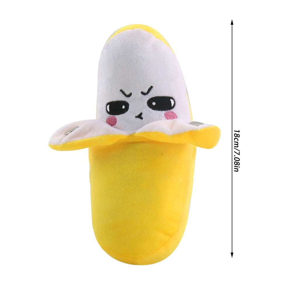 Bananenförmiges Sensor-Metronom Plüschtier – Niedlicher, Weicher, Interaktiver Musikübungs-Begleiter für Kinder, Kompatibel mit Learning Fun