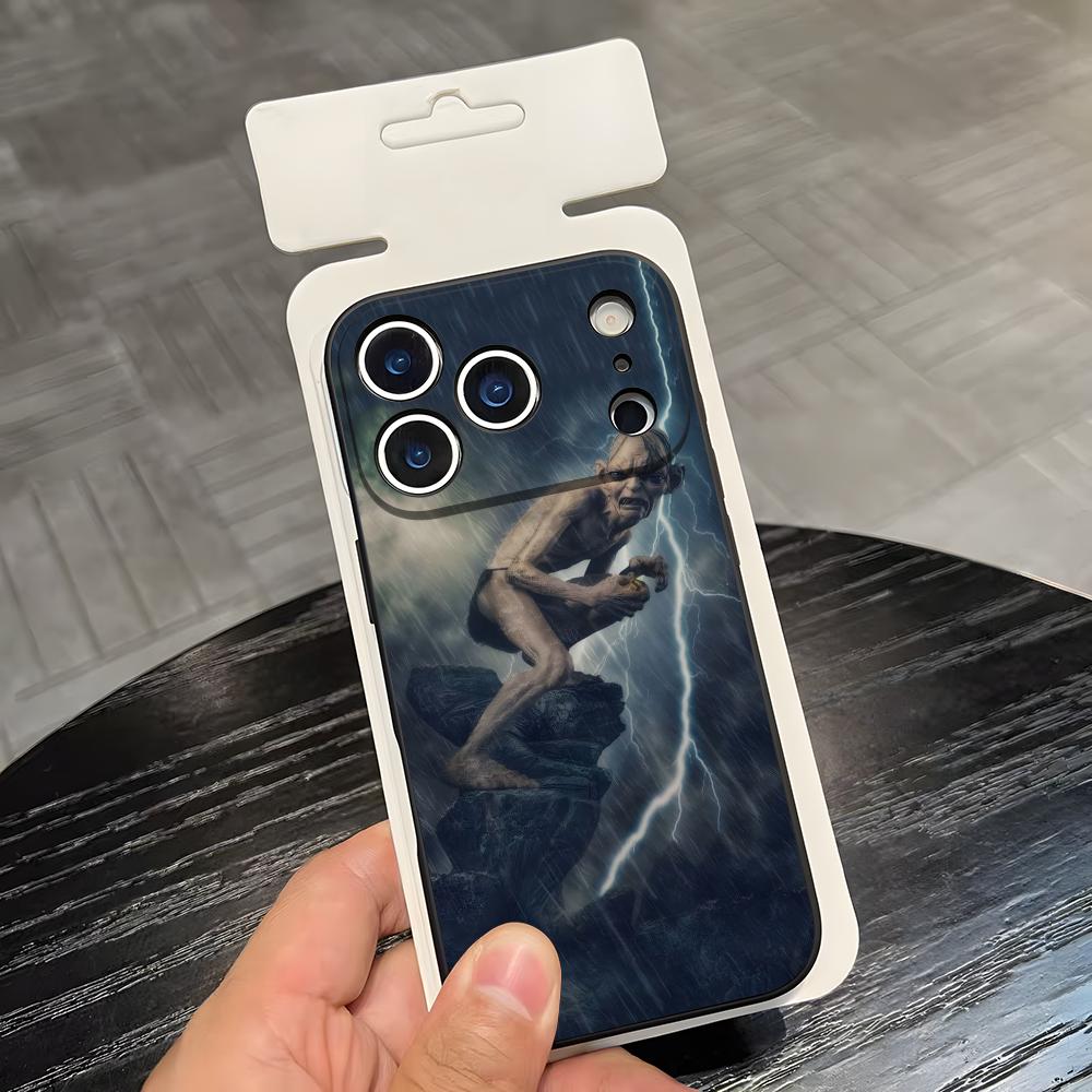 L-Lord Of The R-Rings Gollum Phone Case For IPhone 17 Air 16 E Pro Max 15 14 13 Mini 12 Pro 11 Max Plus Black Soft Shell