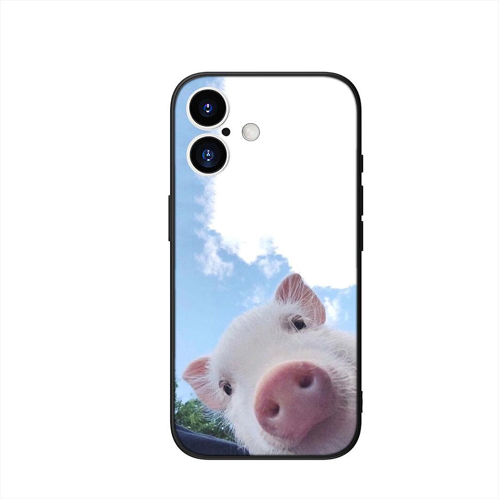 

Owl Bird Pig Phone Cover Case for Apple iPhone 17 16 15 11 Pro XS Max XR 6 7 8 Plus + SE 2020 5 16E Casing iPhone 16 Pro