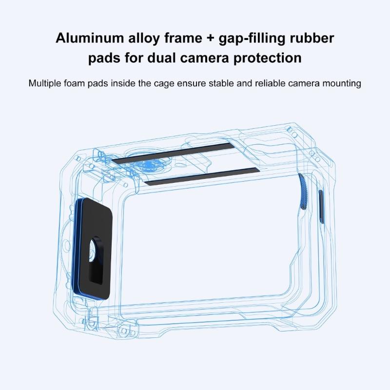 Protective Cage for Action 6 Camera Frame Innovative Quick Release Systems Enhanced Stability and Easy Installation