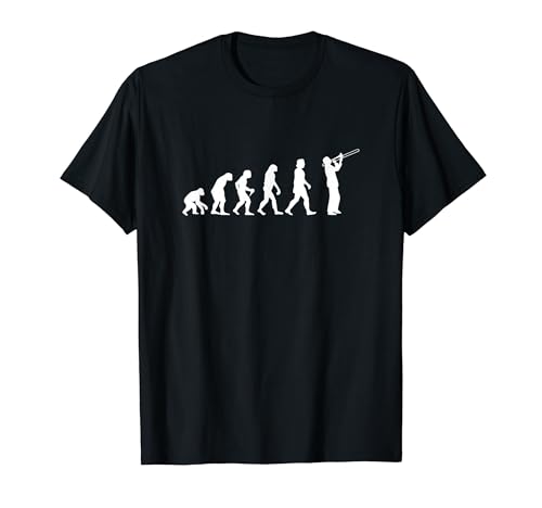Funny Trombone and Brass Instrument T-Shirt - A great gift for music lovers, featuring jazz, classical, and pop music.